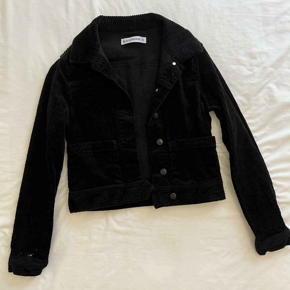Vintage black corduroy jacket